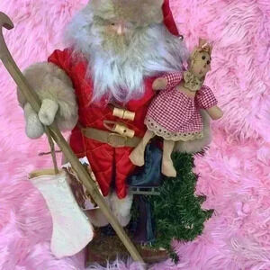 18 inch Woods Man Santa Collectible table piece